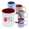 11 Oz. Two Toned Sublimation Ceramic Coffee Mug